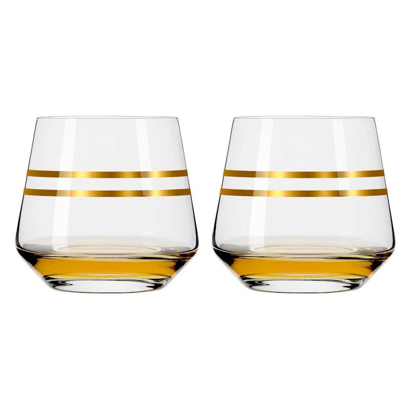 Celebration Deluxe Tumblerglas Stripes 2-pack, 42 cl