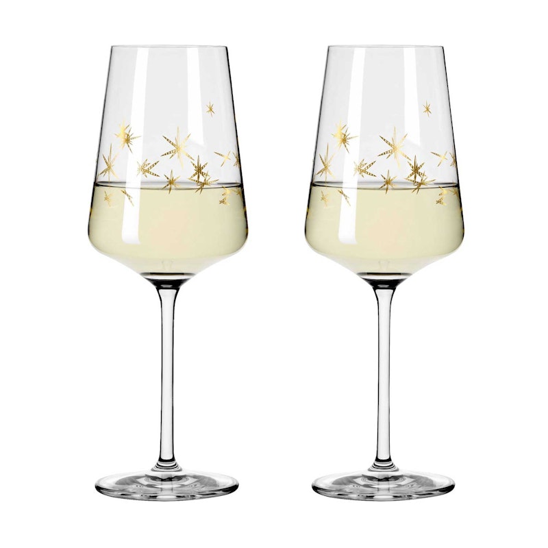 Celebration Deluxe Vitvinsglas Stars 2-pack, 40 cl