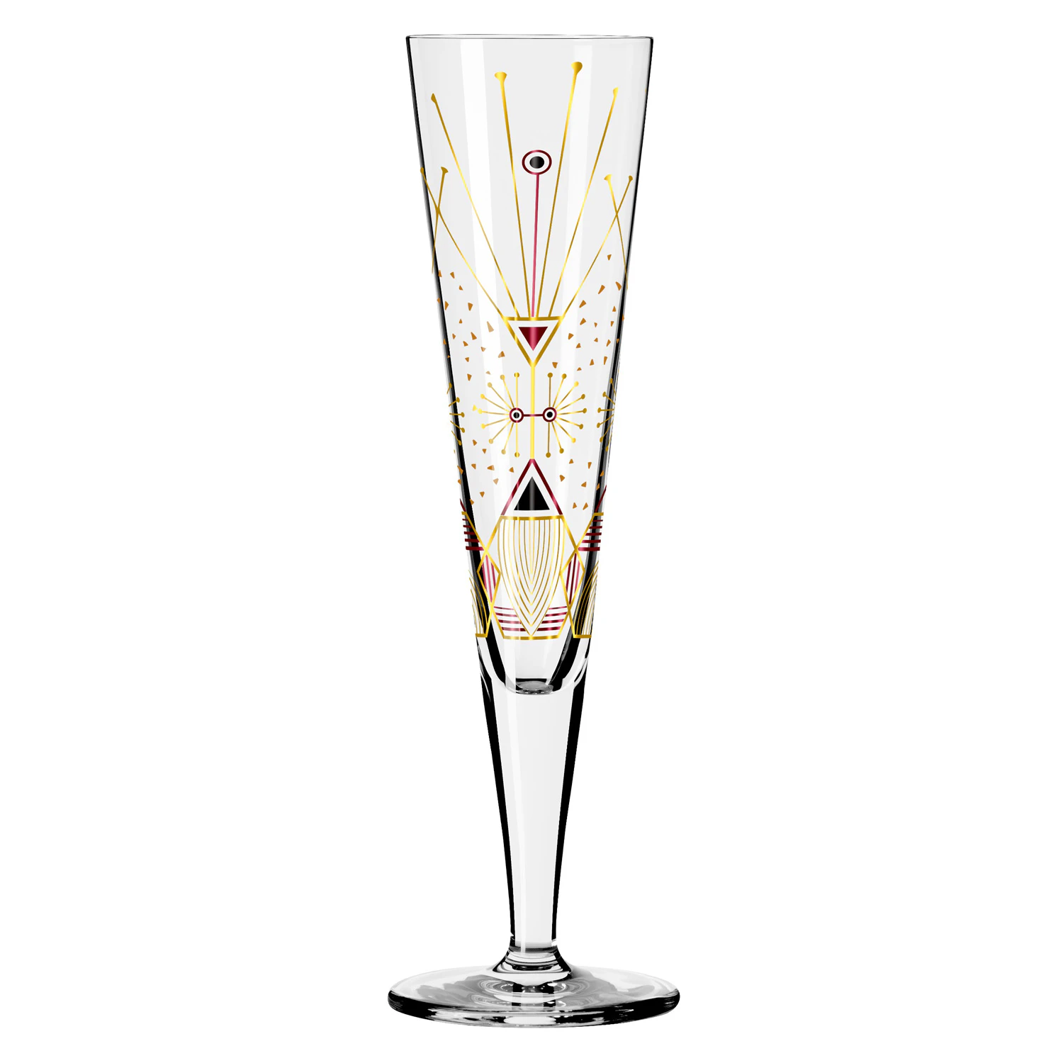 Ritzenhoff Goldnacht Champagneglas No: 25 - Champagneglas Kristallglas Klar