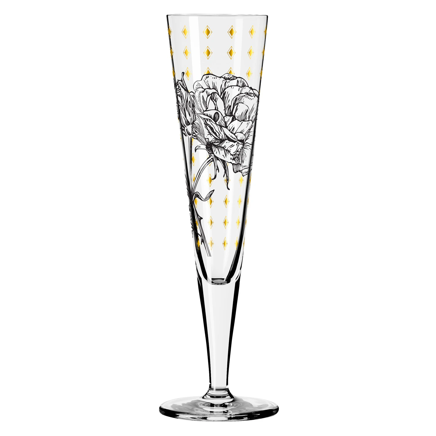 Ritzenhoff Goldnacht Champagneglas No: 30 - Champagneglas Kristallglas Klar