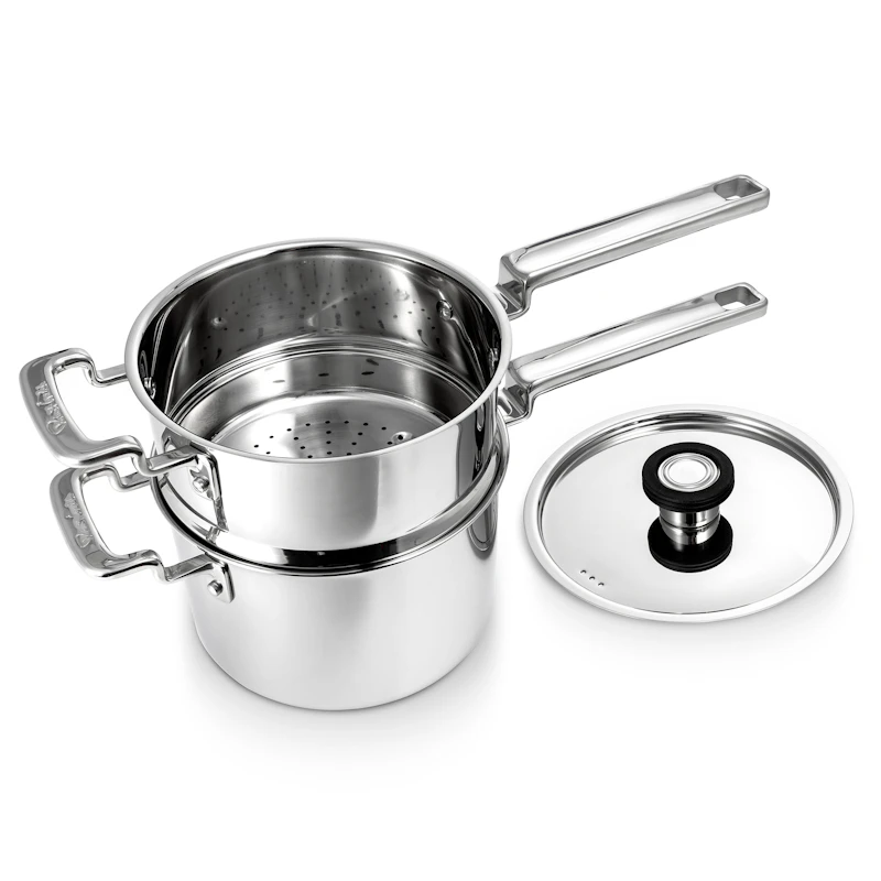 316 Kastrull + ånginsats 2-pack 18 cm
