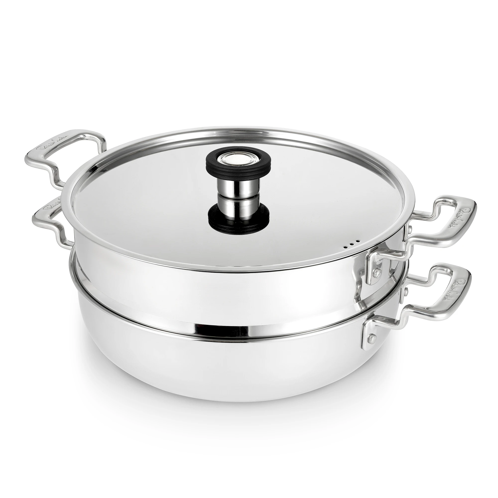 Robert Welch 316 Kastrull + Ånginsats 2-pack 28 Cm - Grytor Aluminium Rostfritt Stål