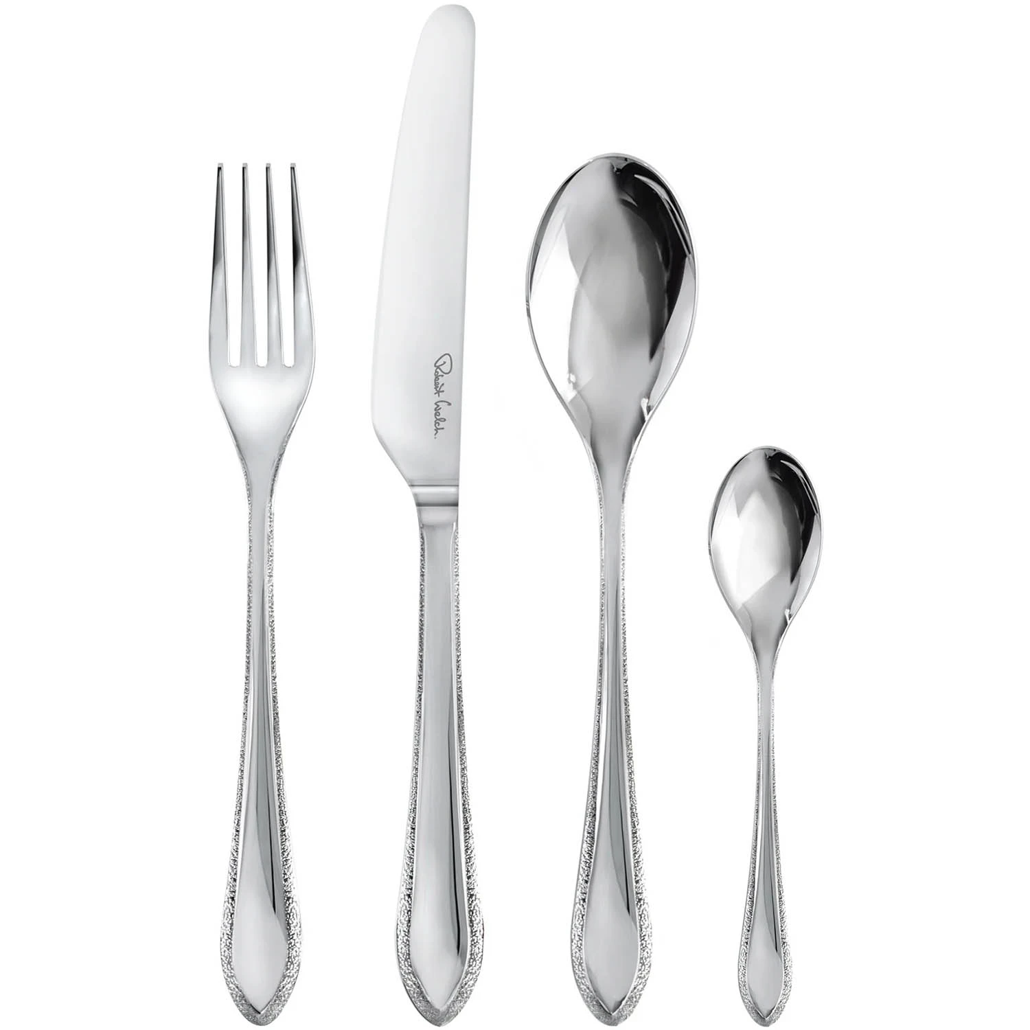 Robert Welch Kemble Texture Bestickset 24 Delar - Bestickset 18/10 Rostfritt Stål