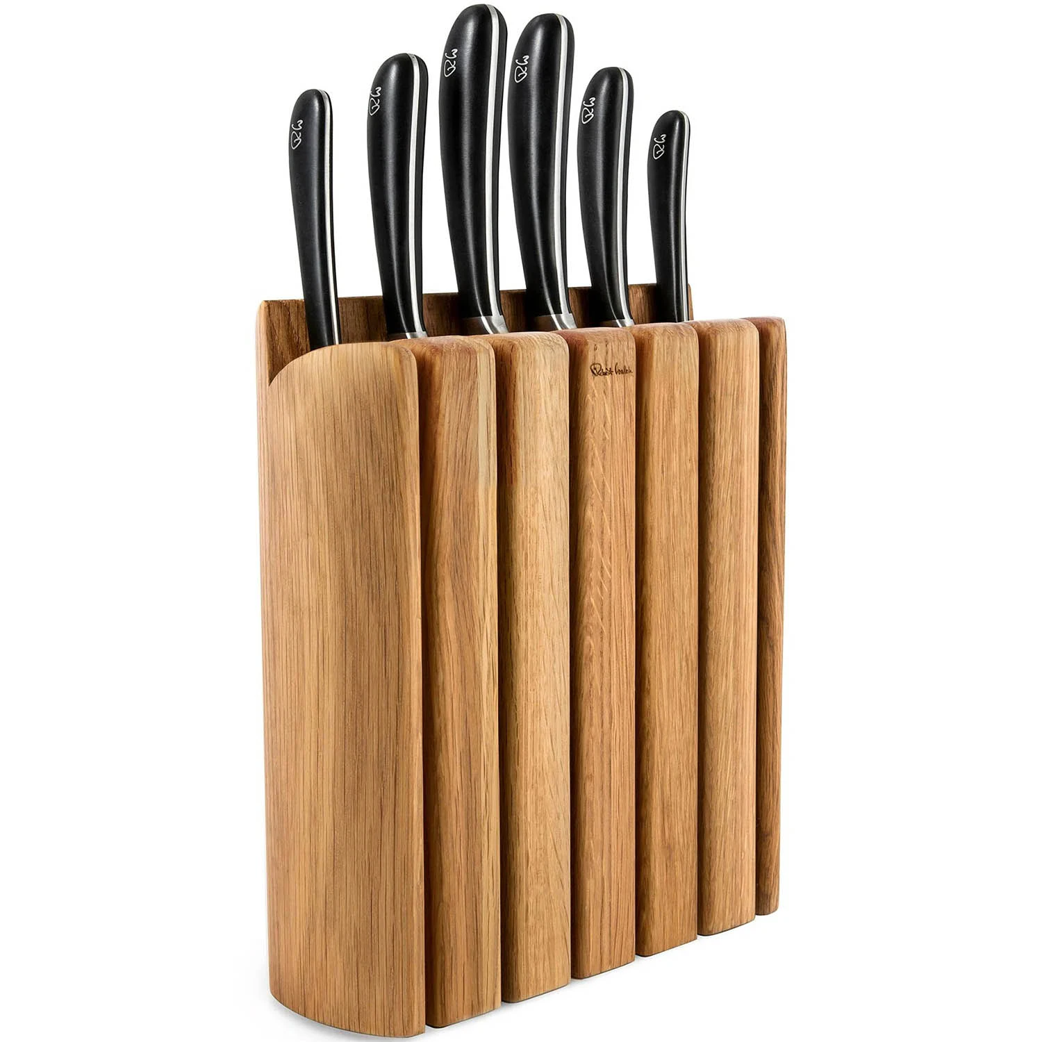 Robert Welch Signature Book Knivblock Med 6 Knivar - Knivset Rostfritt St&aring;l Ask