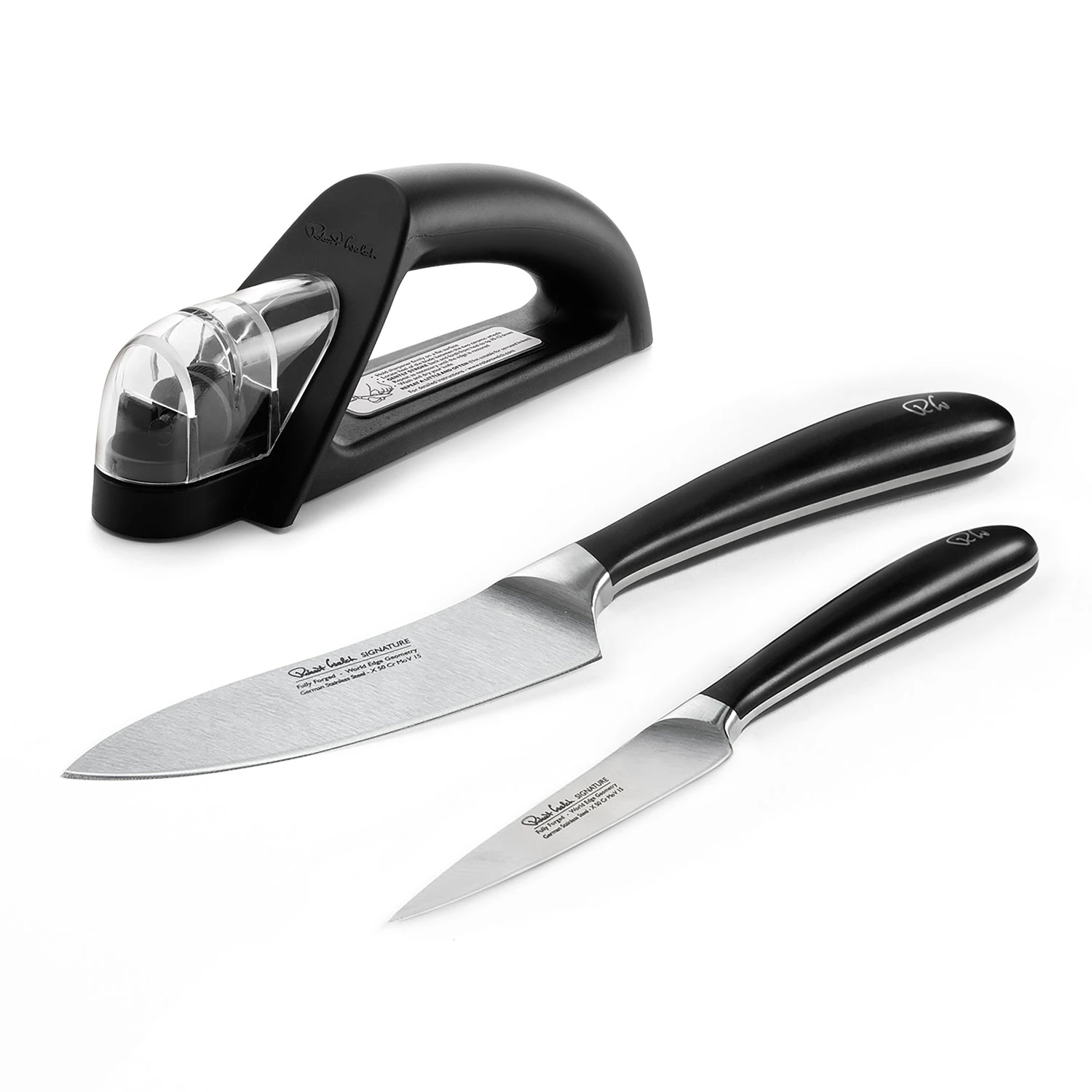 Robert Welch Signature Knivset 3 Delar - Knivslipar, slipst&aring;l & brynen Rostfritt St&aring;l Svart