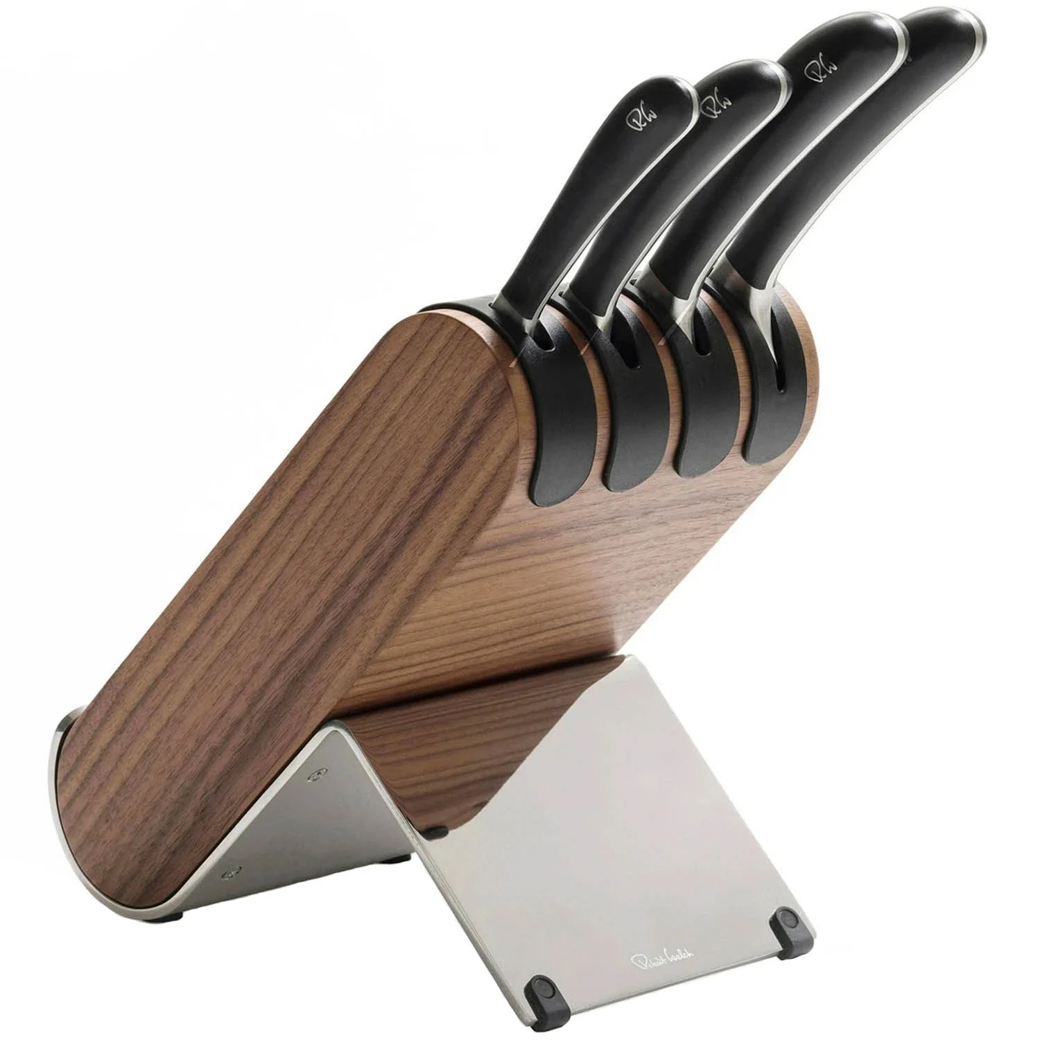 Robert Welch Signature Q Knivblock Med 4 Knivar - Knivset Ask Valn&ouml;t