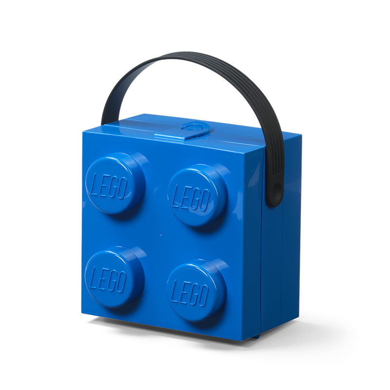 LEGO® Låda Med Handtag 4 Knoppar, Blå