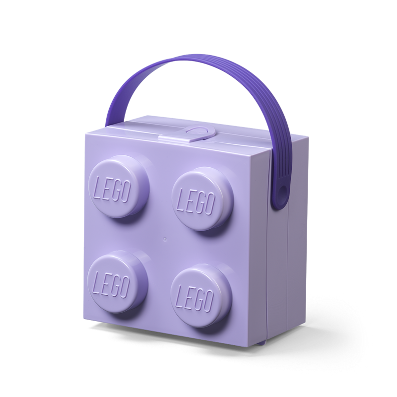 LEGO® Låda Med Handtag 4 Knoppar, Lila