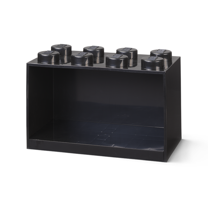 LEGO® Brick Hylla 8 Knoppar, Svart