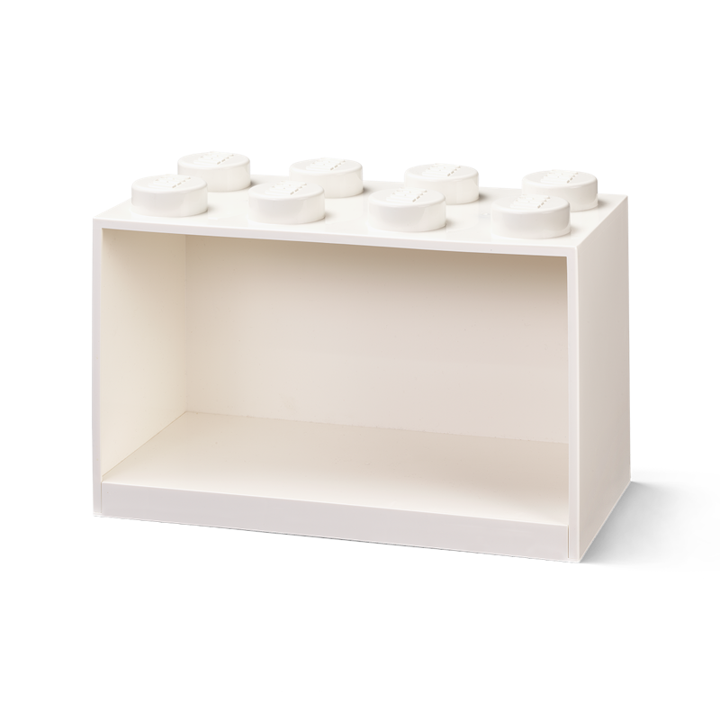 LEGO® Brick Hylla 8 Knoppar, Vit