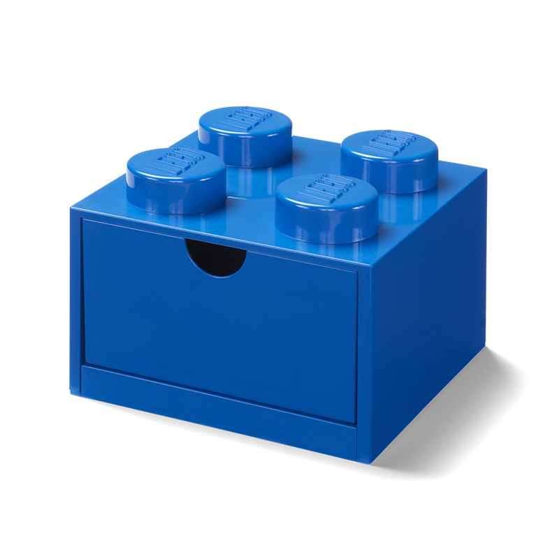 LEGO® Förvaring Med Låda 4 Knoppar, Blå
