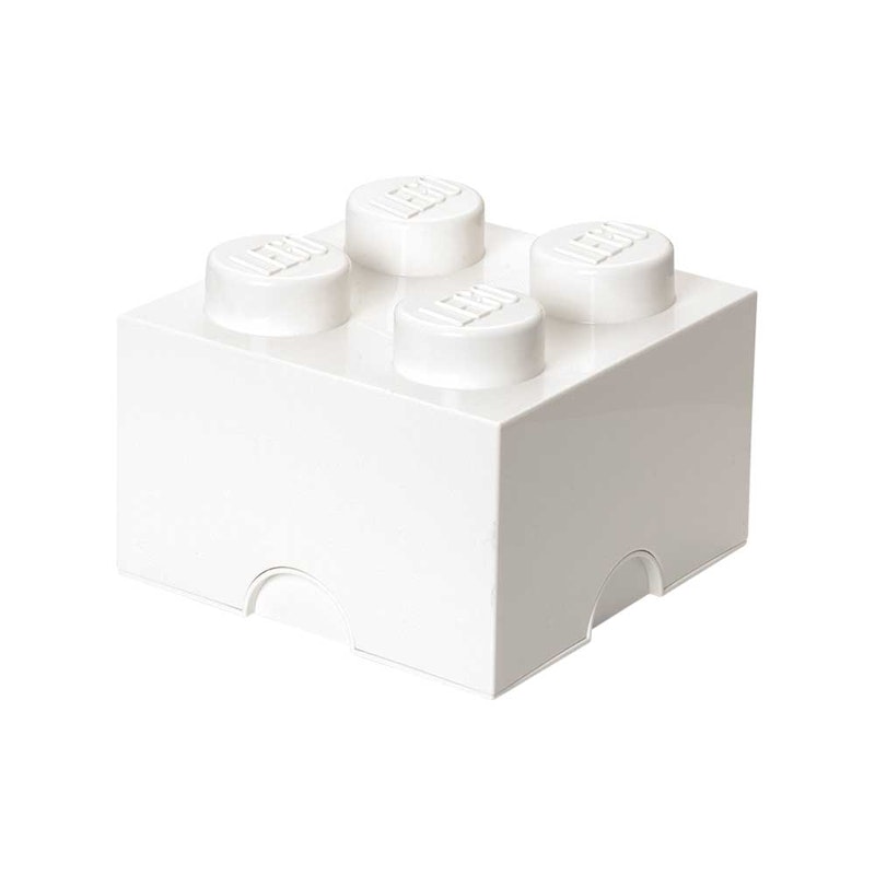 LEGO® Förvaringslåda 4 Knoppar, Vit