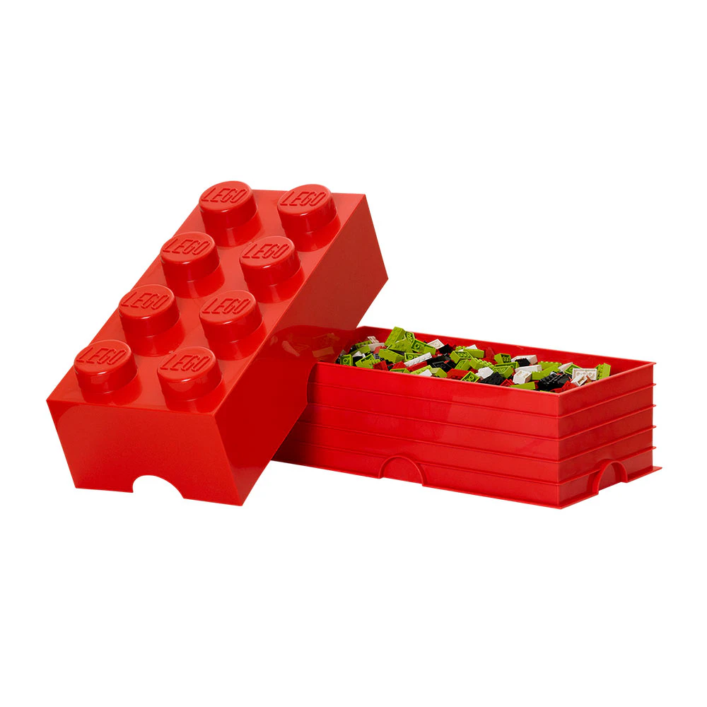 Room Copenhagen Lego® Förvaringslåda 8 Knoppar, klarröd från Room Copenhagen, bild 2