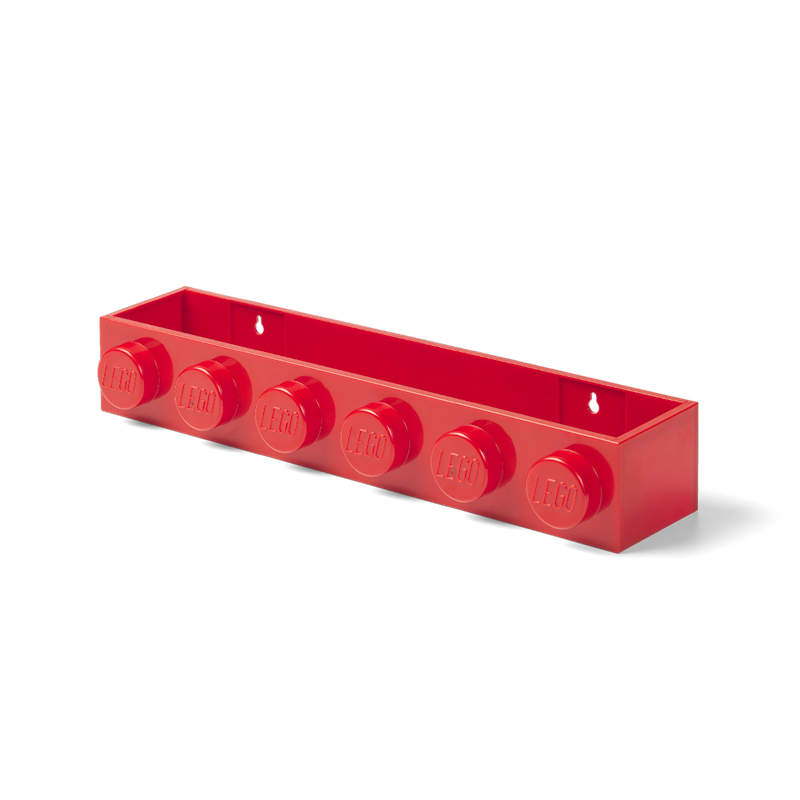 LEGO® Vägghylla, Röd