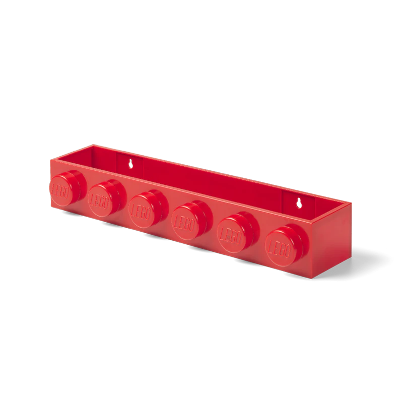 LEGO® Vägghylla, Röd