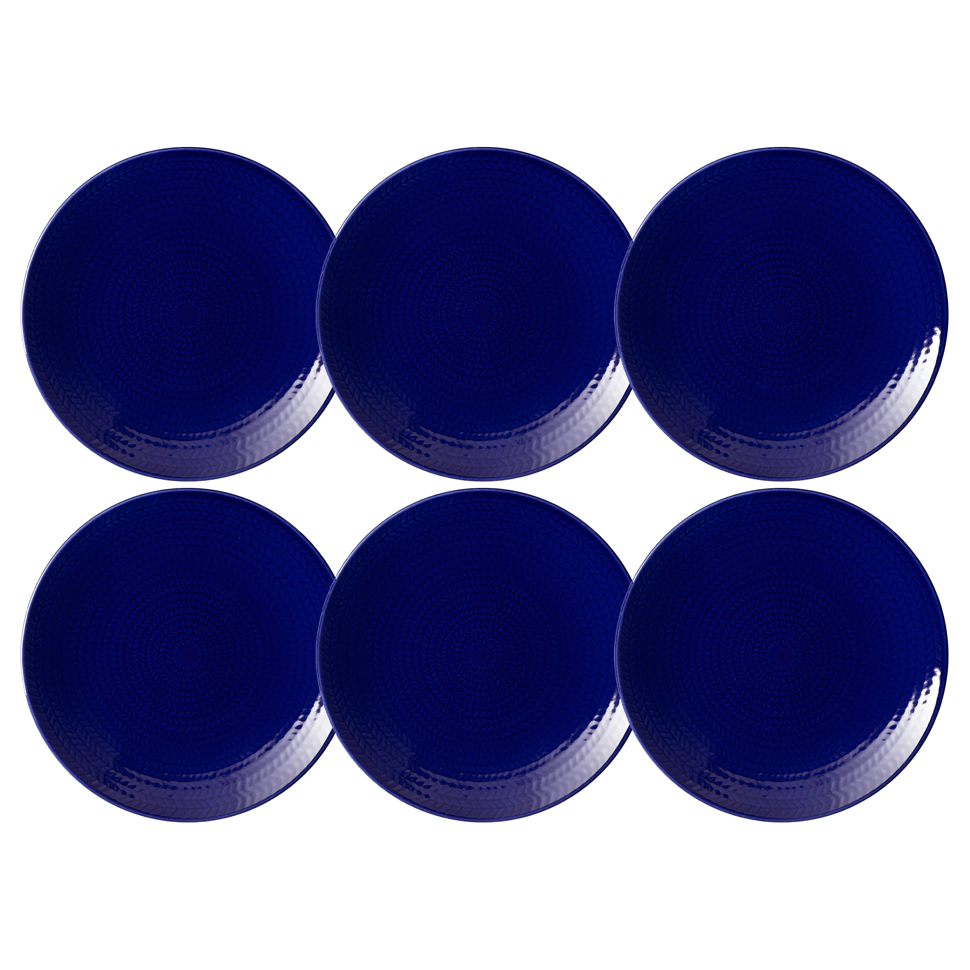 R&ouml;rstrand Eld Tallrik 19 Cm 6-pack - Assietter F&auml;ltspatsporslin Bl&aring;