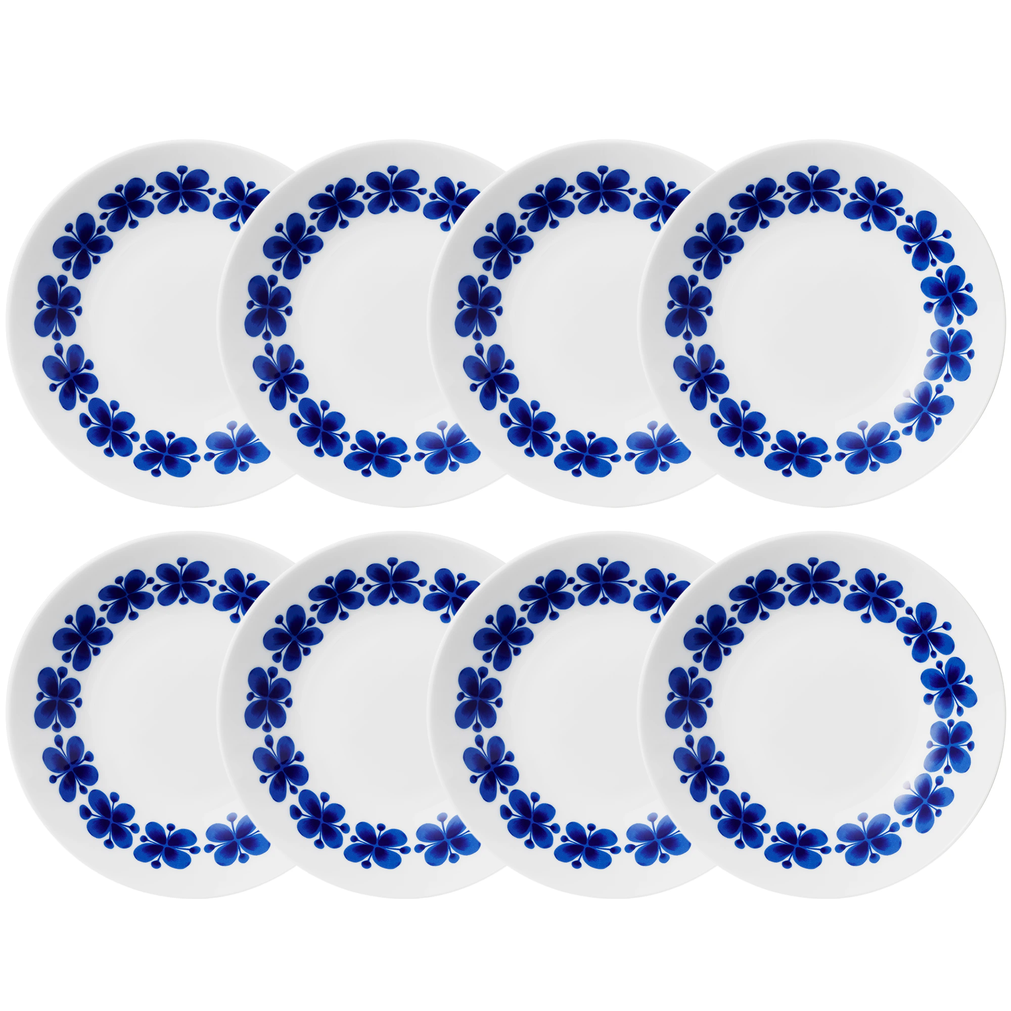 R&ouml;rstrand Mon Amie Djup Tallrik 20 Cm 8-pack - Vit