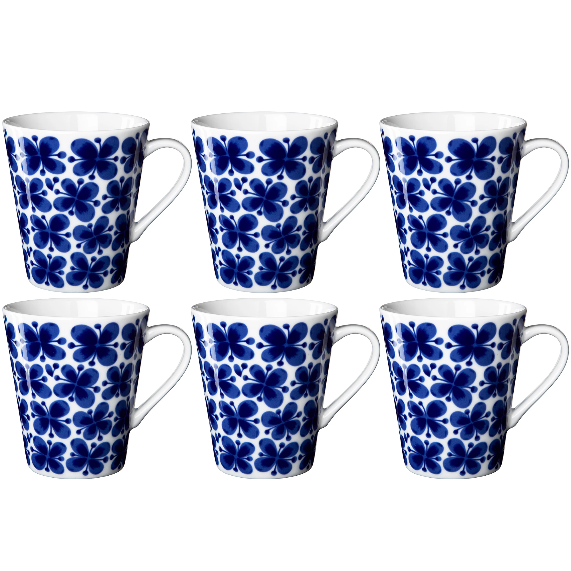 R&ouml;rstrand Mon Amie Mugg 34 Cl 6-pack - Kaffekoppar Porslin Bl&aring;