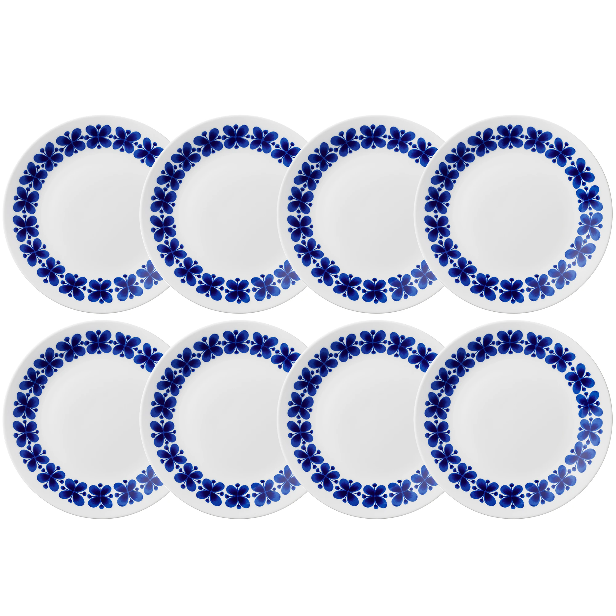 R&ouml;rstrand Mon Amie Tallrik 24 Cm 8-pack - Assietter Vit