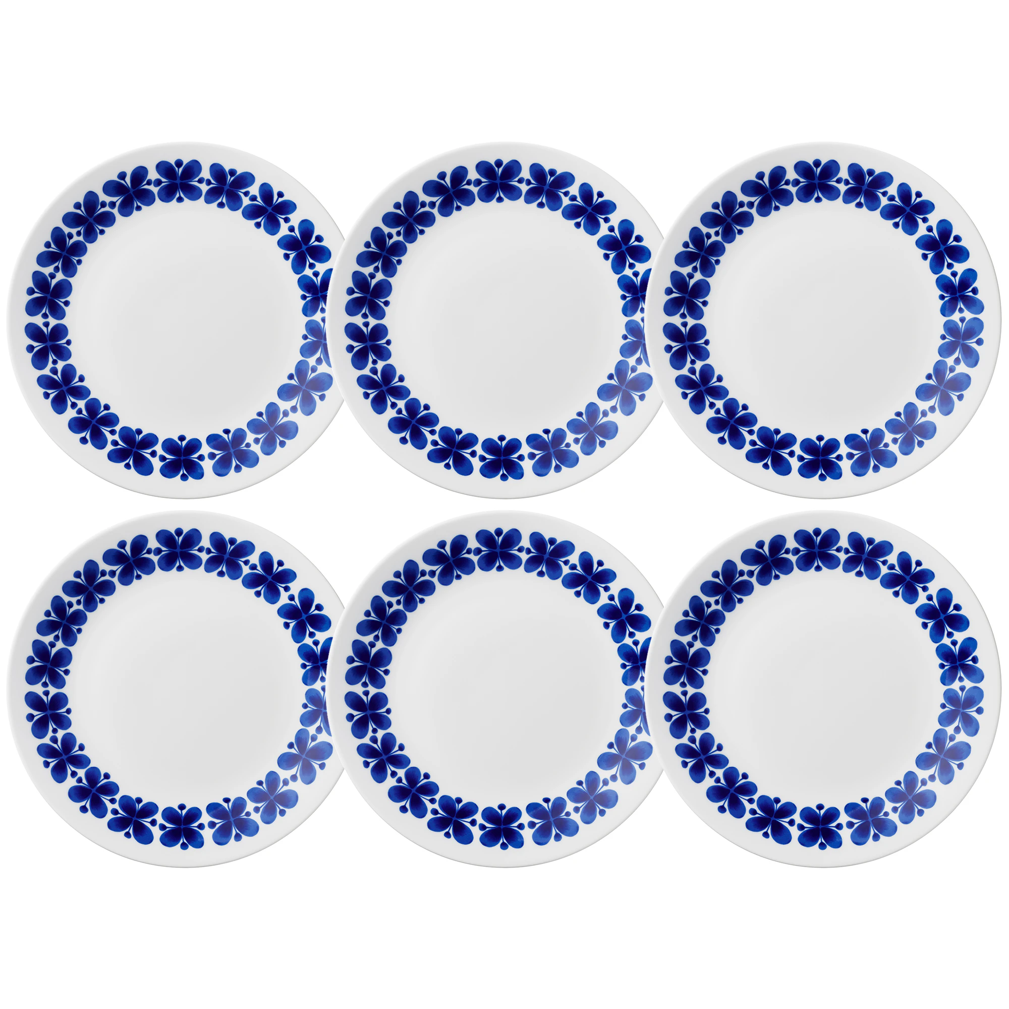 R&ouml;rstrand Mon Amie Tallrik 24 Cm 6-pack - Vit