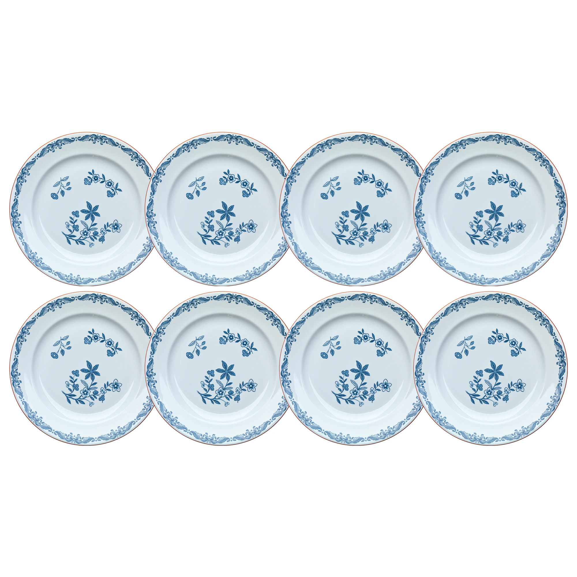 R&ouml;rstrand Ostindia Assiett 18 Cm 8-pack - Porslin Vit