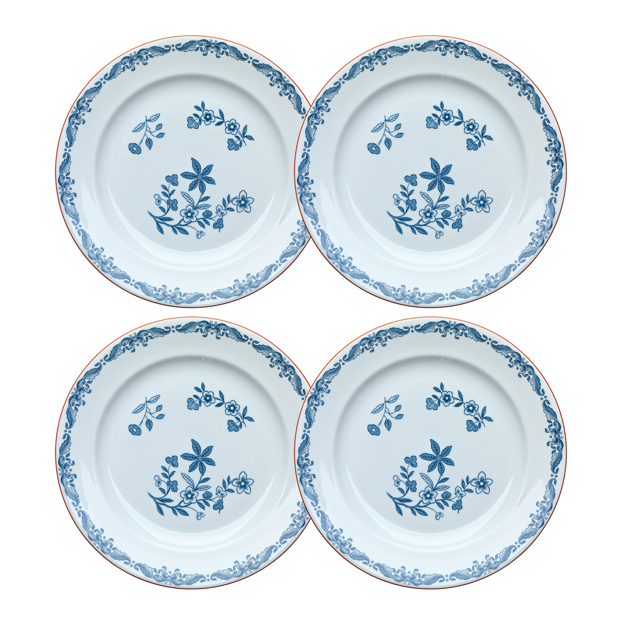 R&ouml;rstrand Ostindia Assiett 18 Cm 4-pack - Porslin Vit