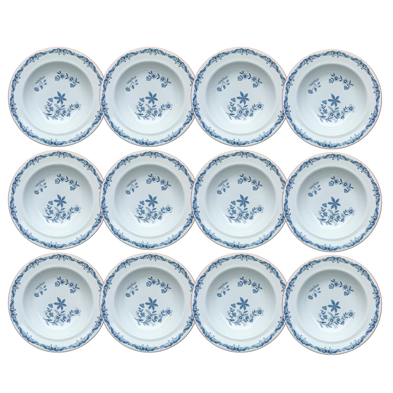 Ostindia Djup Tallrik 24 cm, 12-pack