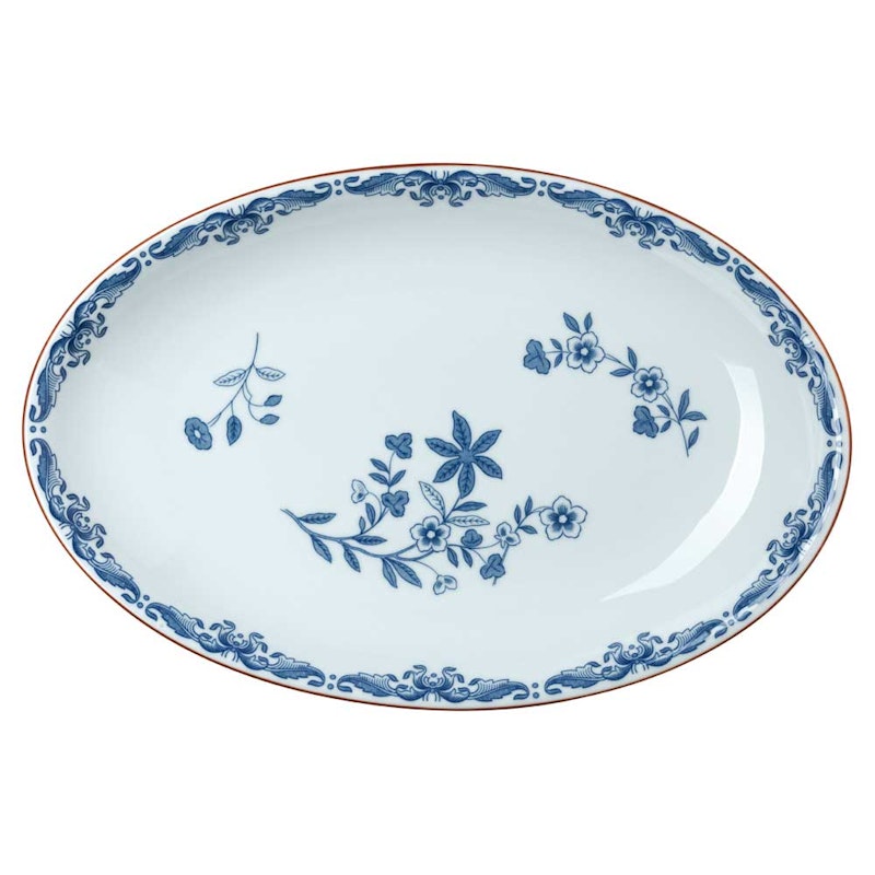 Ostindia Ovalt Serveringsfat, 33x22 cm