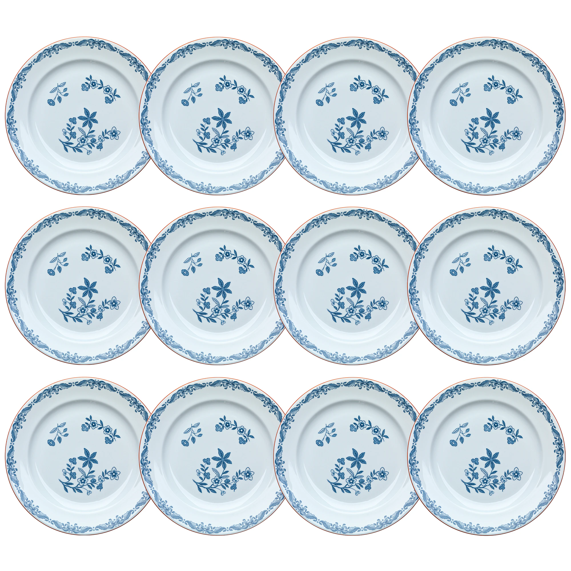 R&ouml;rstrand Ostindia Tallrik 27 Cm 12-pack - Porslin Vit