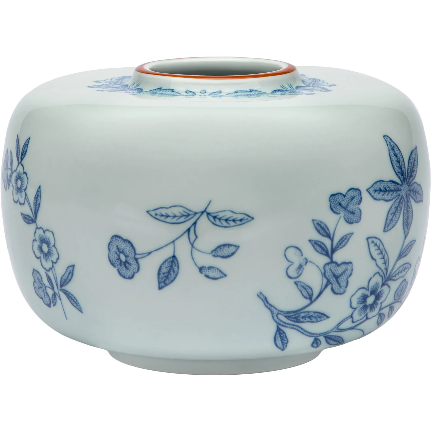 R&ouml;rstrand Ostindia Vas 9x13 Cm - Vaser Porslin Bl&aring;