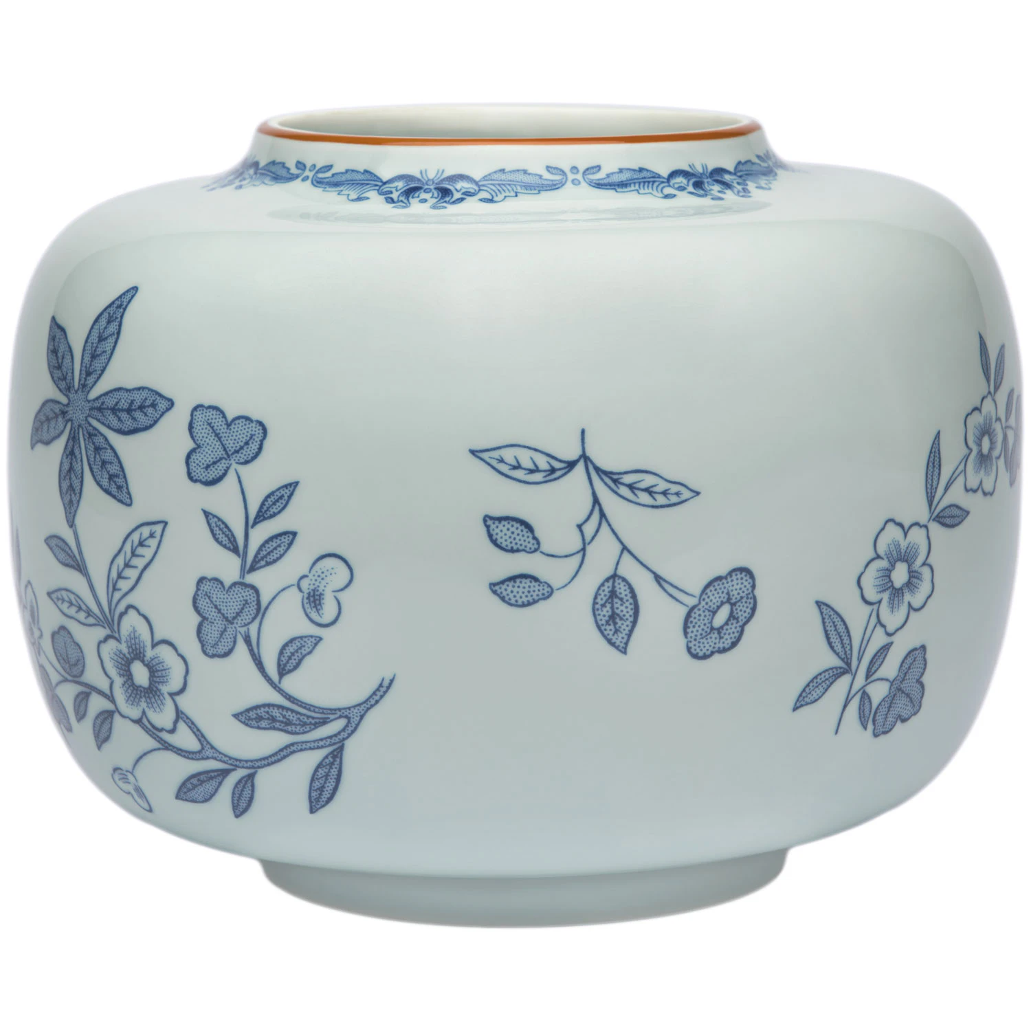 R&ouml;rstrand Ostindia Vas 17x22 Cm - Vaser Porslin Bl&aring;