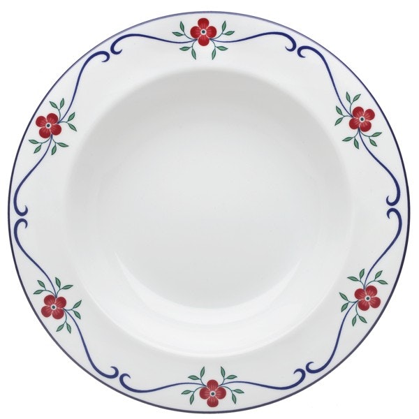 R&ouml;rstrand Sundborn Djup Tallrik 24 Cm - Djupa tallrikar Porslin Vit