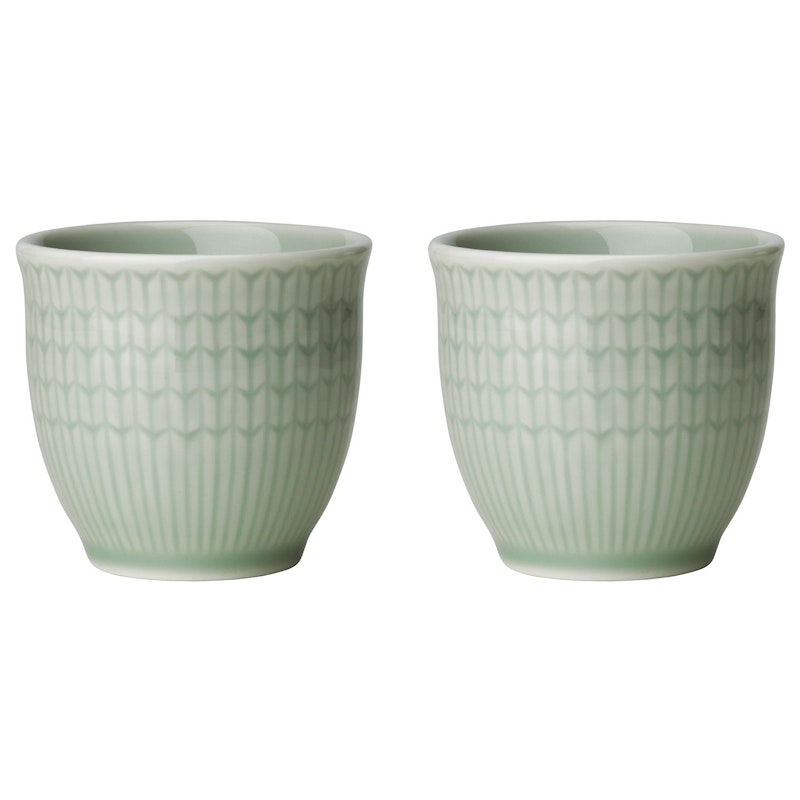 Swedish Grace Äggkoppar 4 cl 2-pack, Äng (Ljusgrön)