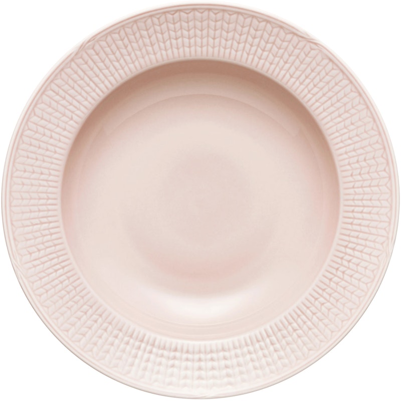 Swedish Grace Djup Tallrik 25 cm, Ros (Rosa)