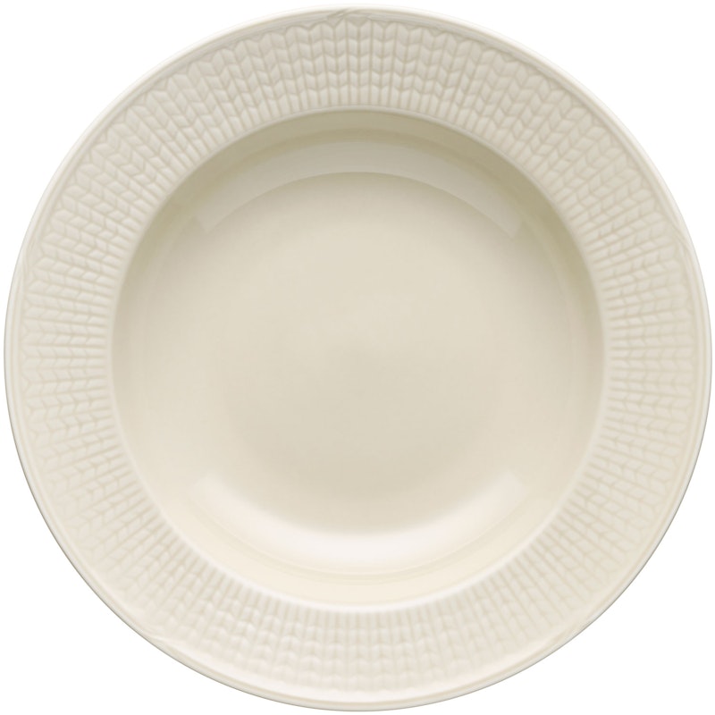 Swedish Grace Djup Tallrik 25 cm, Havre (Beige)