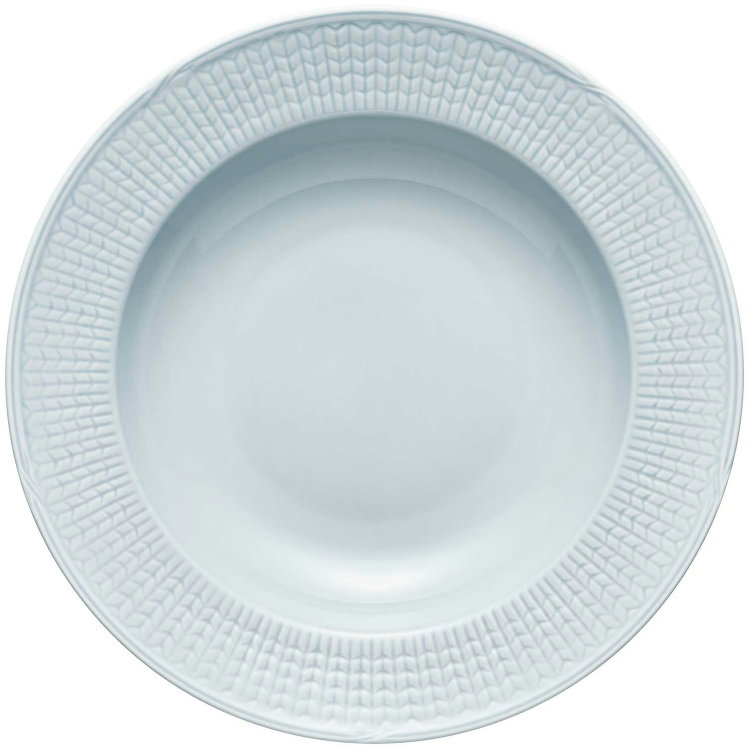 R&ouml;rstrand Swedish Grace Djup Tallrik 25 Cm Is (Ljusbl&aring;) - Djupa tallrikar Porslin Is (Ljusbl&aring;)