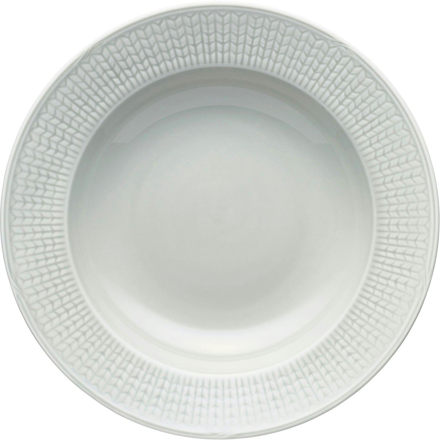 R&ouml;rstrand Swedish Grace Djup Tallrik 25 Cm Dimma (Ljusgr&aring;) - Djupa tallrikar Porslin Dimma (Ljusgr&aring;)