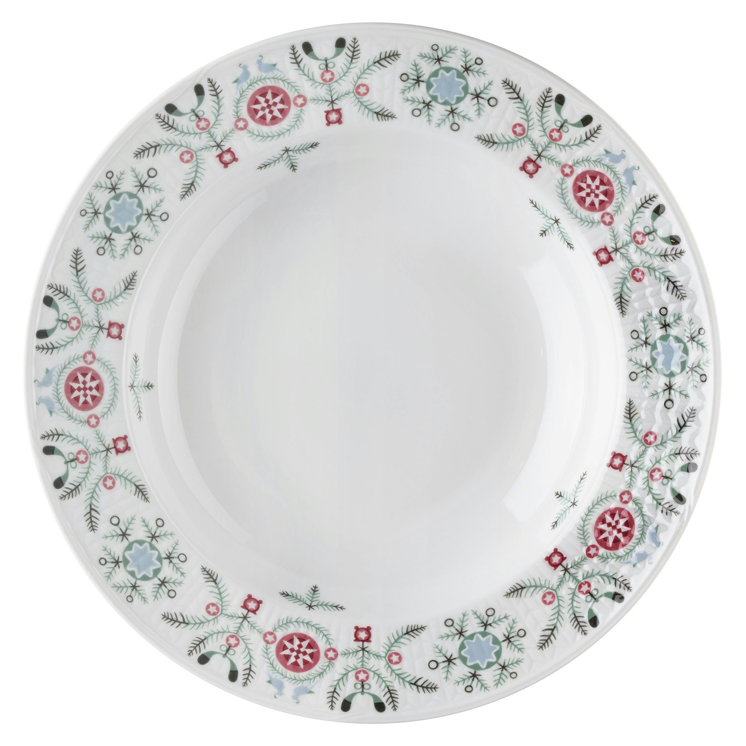 R&ouml;rstrand Swedish Grace Djup Tallrik 25 Cm - Djupa tallrikar F&auml;ltspatsporslin Winter