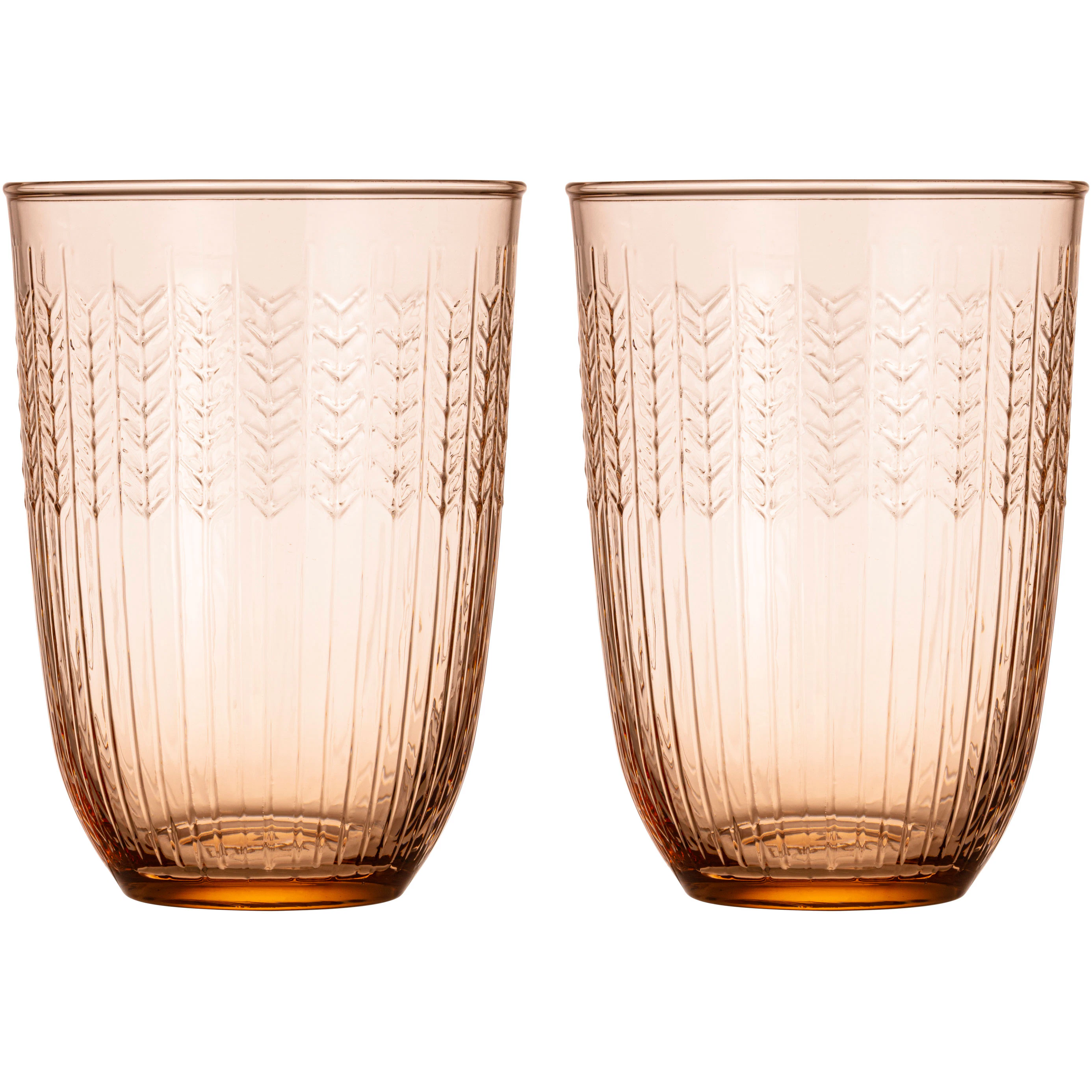 rörstrand swedish grace dricksglas 37 cl 2-pack jubilee - dricksglas munblåst glas karamell