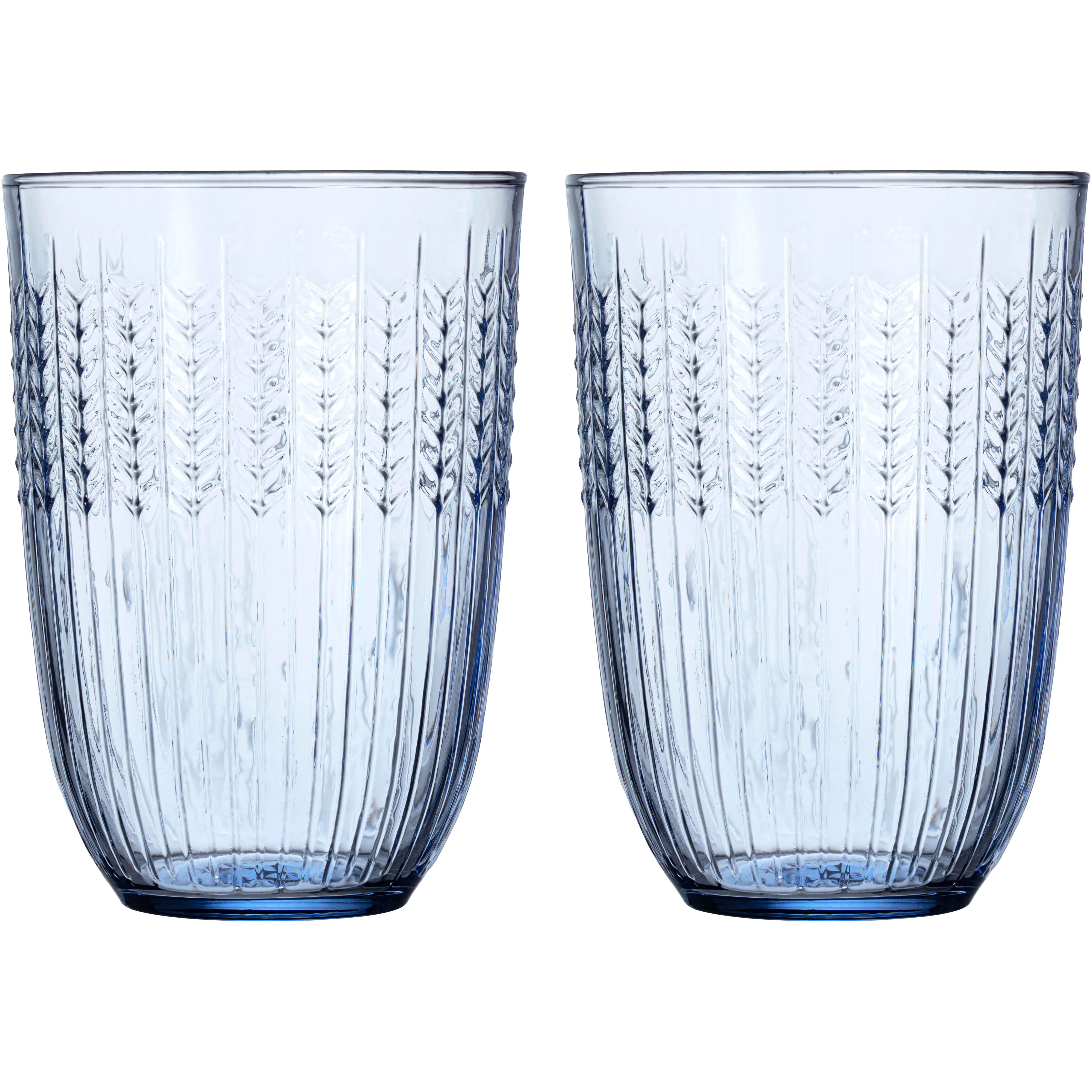 rörstrand swedish grace dricksglas 37 cl 2-pack - dricksglas munst glas blå
