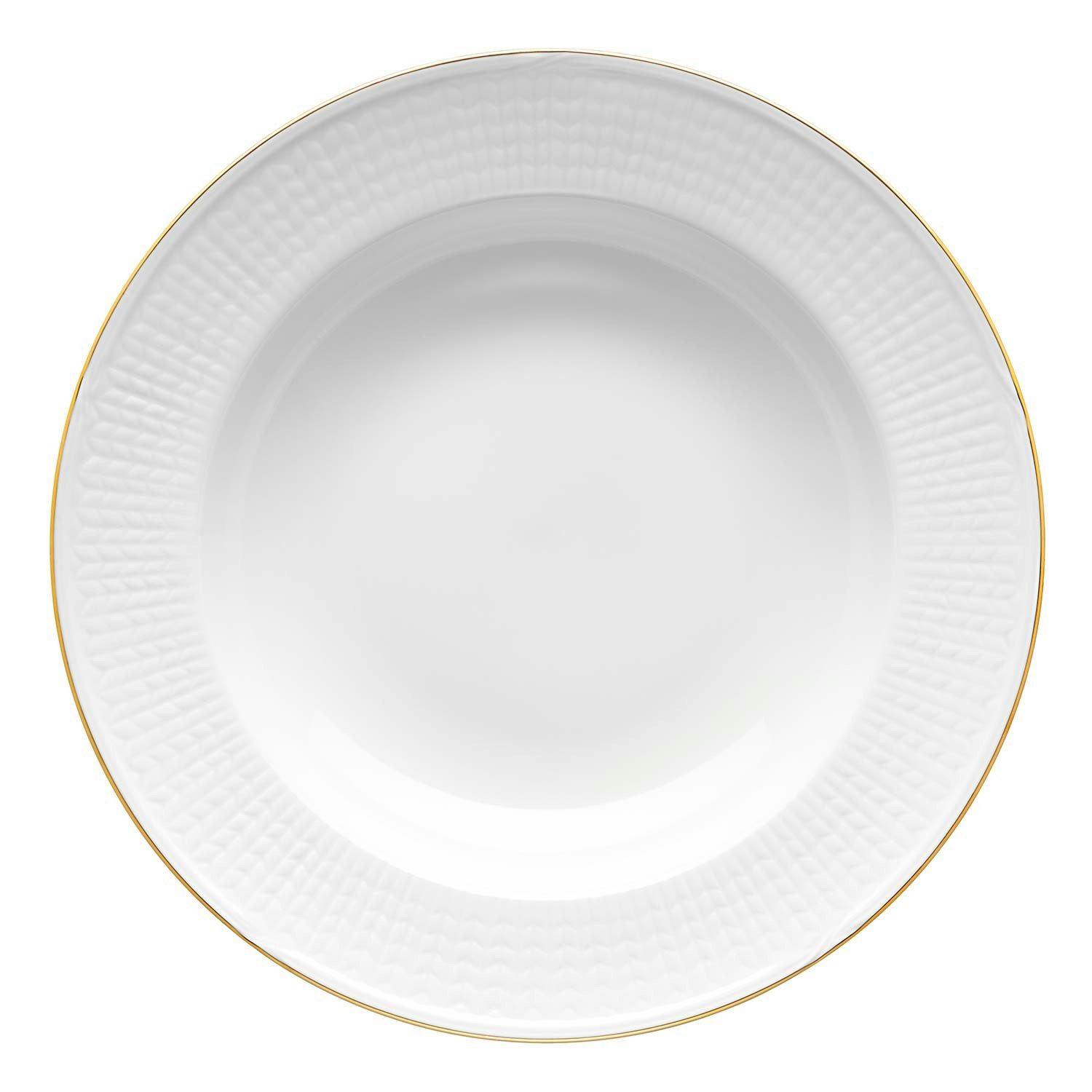 R&ouml;rstrand Swedish Grace Gala Djup Tallrik 25 Cm - Djupa tallrikar Porslin Vit