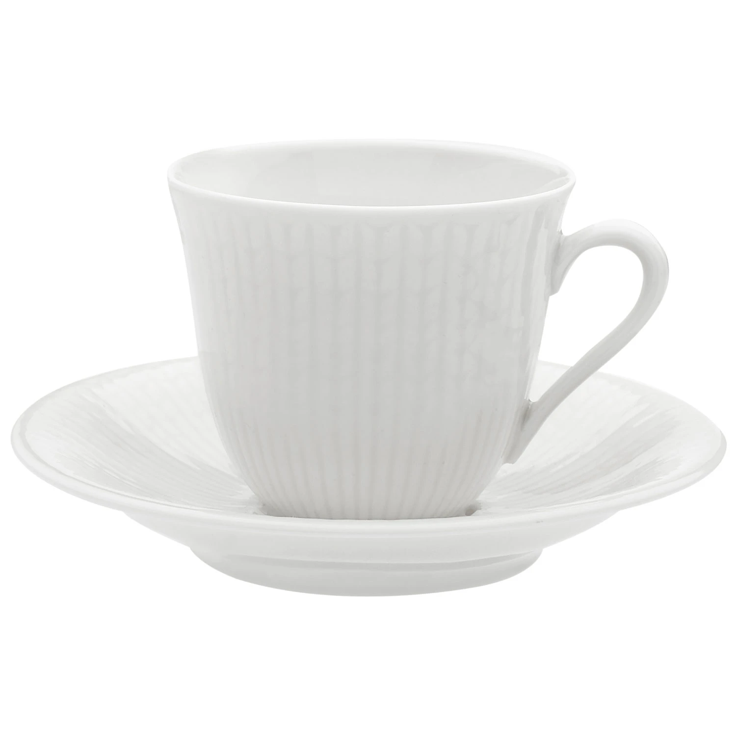 R&ouml;rstrand Swedish Grace Kaffekopp Med Fat 16 Cl Sn&ouml; (Vit) - Kaffekoppar Porslin Sn&ouml; (Vit)