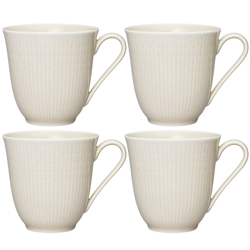 Swedish Grace Mugg 30 cl 4-pack, Havre