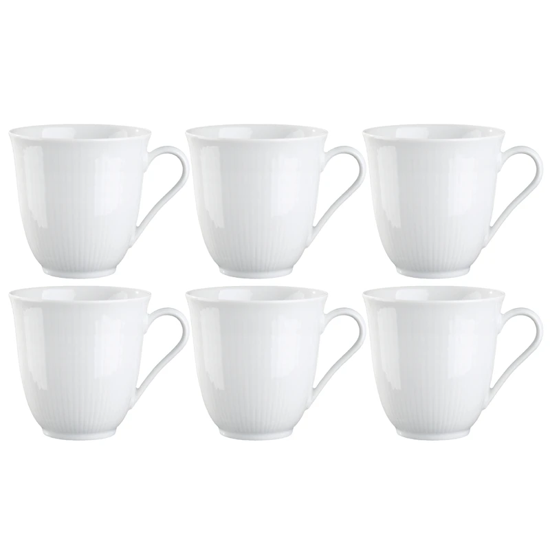 Swedish Grace Mugg 30 cl 6-pack, Snö