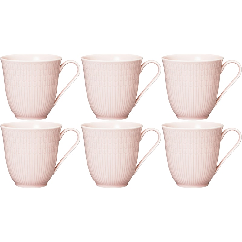 Swedish Grace Mugg 30 cl 6-pack, Ros (Rosa)