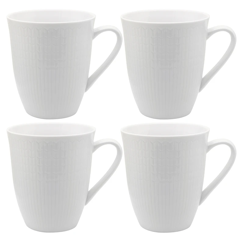 Swedish Grace Mugg 50 cl 4-pack, Snö