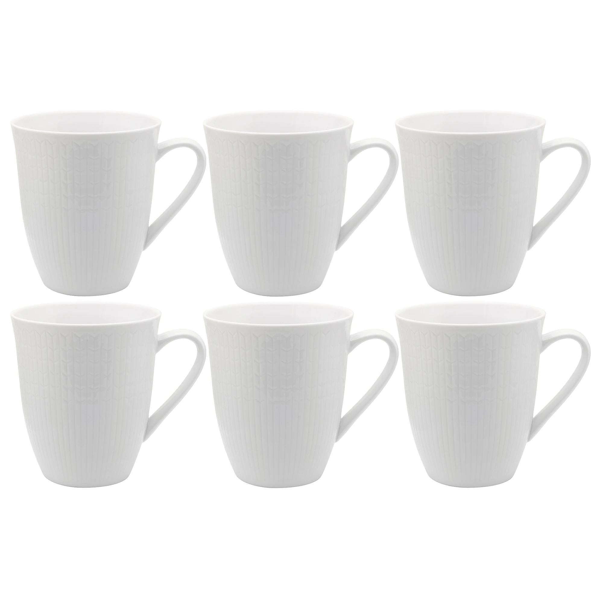 R&ouml;rstrand Swedish Grace Mugg 50 Cl 6-pack Sn&ouml; - Kaffekoppar Porslin Sn&ouml; (Vit)