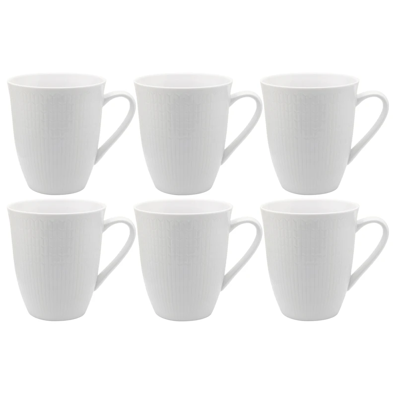 Swedish Grace Mugg 50 cl 6-pack, Snö