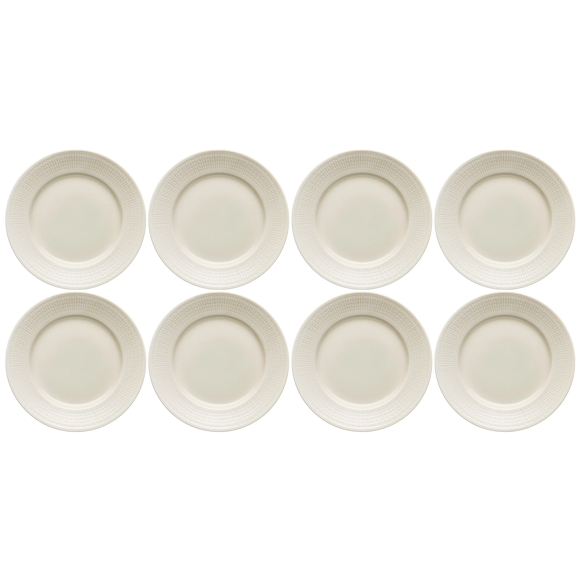 R&ouml;rstrand Swedish Grace Tallrik 21 Cm 8-pack Havre - Porslin Havre (Beige)