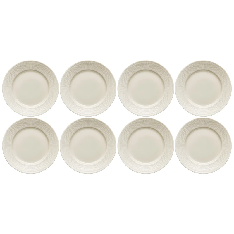 Swedish Grace Tallrik 21 cm 8-pack, Havre